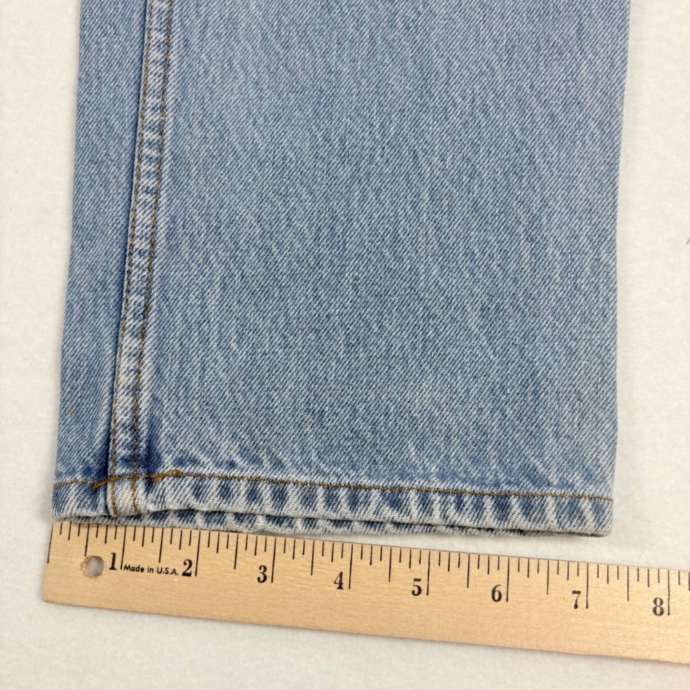 Vintage 90 Mom Jeans Arizona Womens 28x31 Light Blue Western Rodeo Straight‎ - Picture 9 of 11